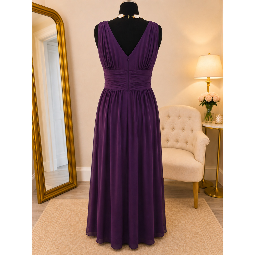 Purple Formal Dress, Size 10, Donna Morgan - Picture 3 of 4